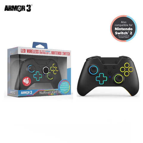 nurival light up switch controller (black)