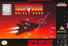Turn and Burn No Fly Zone | (Pre-Owned: Loose) (Super Nintendo)